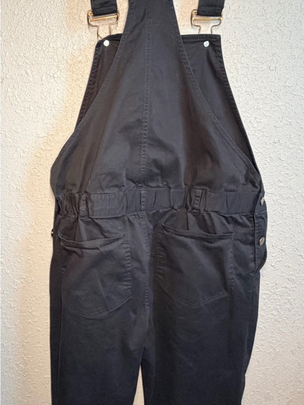Maternity The Nines by Hatch Black Overalls Size S Adjustable Jumpsuit